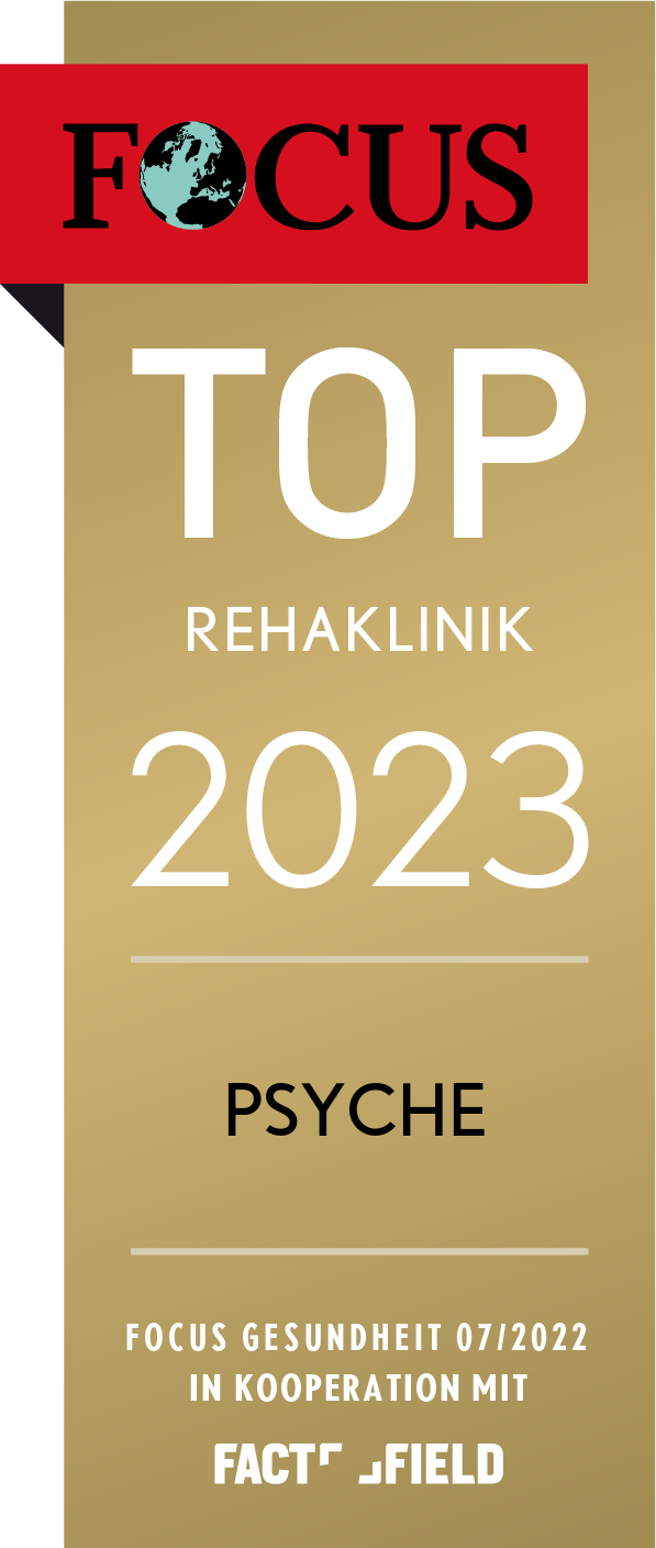 Auszeichnung Focus Top Rehaklinik Psyche 2023
